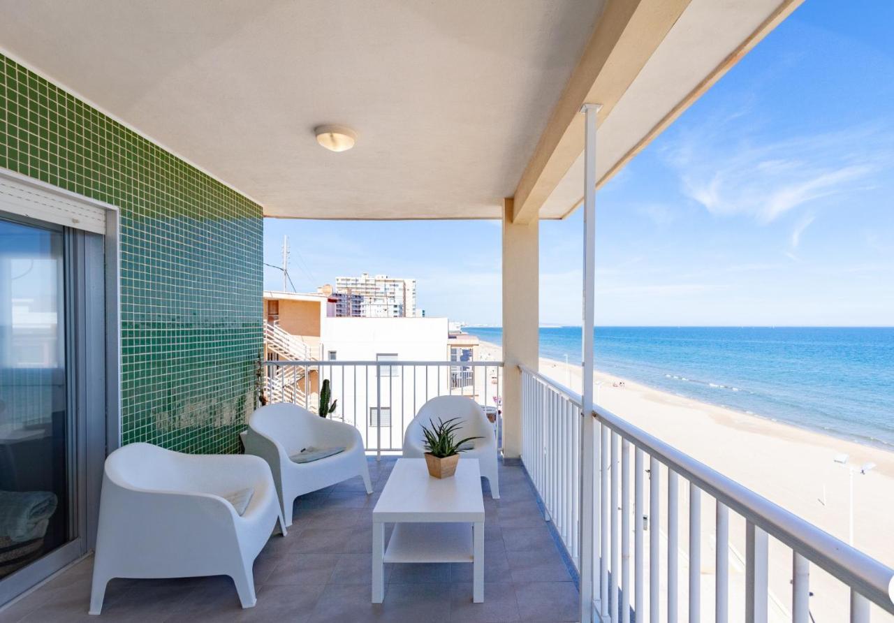 Apartamento Primera Linea De Playa Бельрегуарт Экстерьер фото